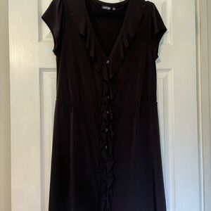 Apt. 9 Black V-Neck Midi Sundress